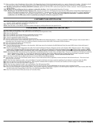 GSA Form 2957 Reimbursable Work Authorization, Page 5