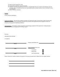 GSA Form 3521 Blanket Purchase Agreement, Page 2