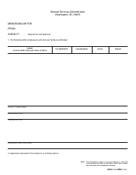 Document preview: GSA Form 3582 Request for Visit Approval