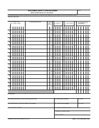 GSA Form 3542 Customer Supply Center Order