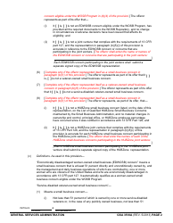 GSA Form 3581A Representations and Certifications (Short Form) (For Leases at or Below the Simplified Lease Acquisition Threshold), Page 2