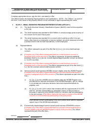 Document preview: GSA Form 3518 Representations and Certifications (Acquisition of Leasehold Interests in Real Property)