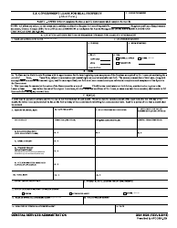 Document preview: GSA Form 3626 U.S. Government Lease for Real Property (Short Form)