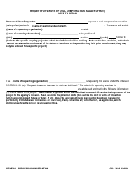 GSA Form 3693 Request for Waiver of Dual Compensation (Salary Offset) Need to Retain