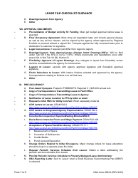 GSA Form 3681A Lease File Checklist Guidance, Page 7