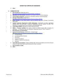 GSA Form 3681A Lease File Checklist Guidance, Page 8