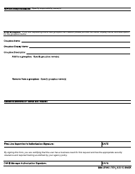 GSA Form 3704C Chris Access Request Form (For Client Agencies-Exim, Ncua, OPM, Rrb, and Usip), Page 2