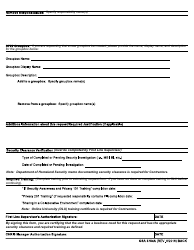 GSA Form 3704A Chris Access Request Form (For GSA Oig Users), Page 2