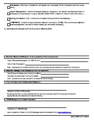 GSA Form 3705B Chris Business Objects Access Authorization Request (For Client Agencies), Page 2