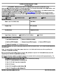 Document preview: GSA Form 3704 Chris Access Request Form (For GSA Users)