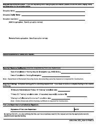 GSA Form 3704 Chris Access Request Form (For GSA Users), Page 5