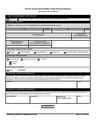 GSA Form 3718 Concur Government Edition (Cge) Access Request