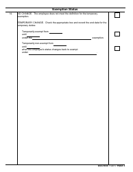 GSA Form 5030 Flsa Exemption Determination Checklist - Temporarily Performing Different Duties Exemption, Page 3