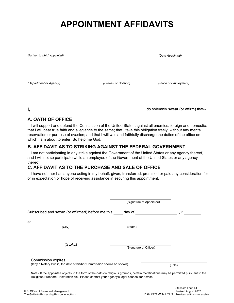 form-sf61-download-fillable-pdf-or-fill-online-appointment-affidavits