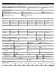 OPM Form SF-75 Request for Preliminary Employment Data, Page 2