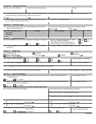 OPM Form SF-75 Request for Preliminary Employment Data, Page 3