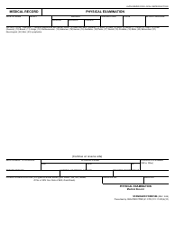 Form SF-506 Medical Record - Physical Examination