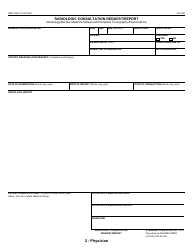 Form SF-519-B Radiologic Consultation Request/Report - Radiology/Nuclear Medicine/Ultrasound/Computed Tomography Examinations, Page 2