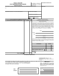 Document preview: Form SF-1113A Public Voucher for Transportation Charges - Memorandum