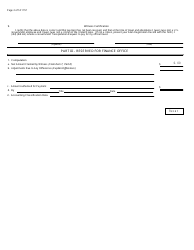 Form SF-1157 Claims for Witness Attendance Fees, Travel, and Miscellaneous Expenses, Page 2