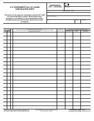 Form SF-1109 U.S. Government Bill of Lading - Continuation Sheet, Page 7