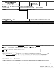 Form SF-1442 - Fill Out, Sign Online and Download Fillable PDF ...