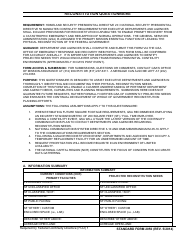 Form SF-2050 Reconstitution Questionnaire