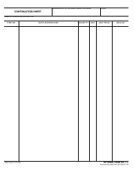 Document preview: Optional Form 336 Continuation Sheet