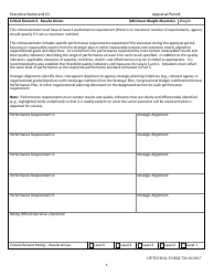 Optional Form 720 Senior Executive Performance Plan, Page 5