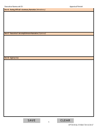 Optional Form 720 Senior Executive Performance Plan, Page 6