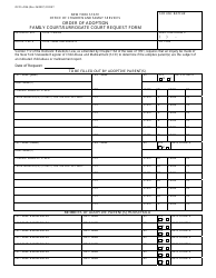 Document preview: Form OCFS-4156 Order of Adoption Family Court/Surrogate Court Request Form - New York