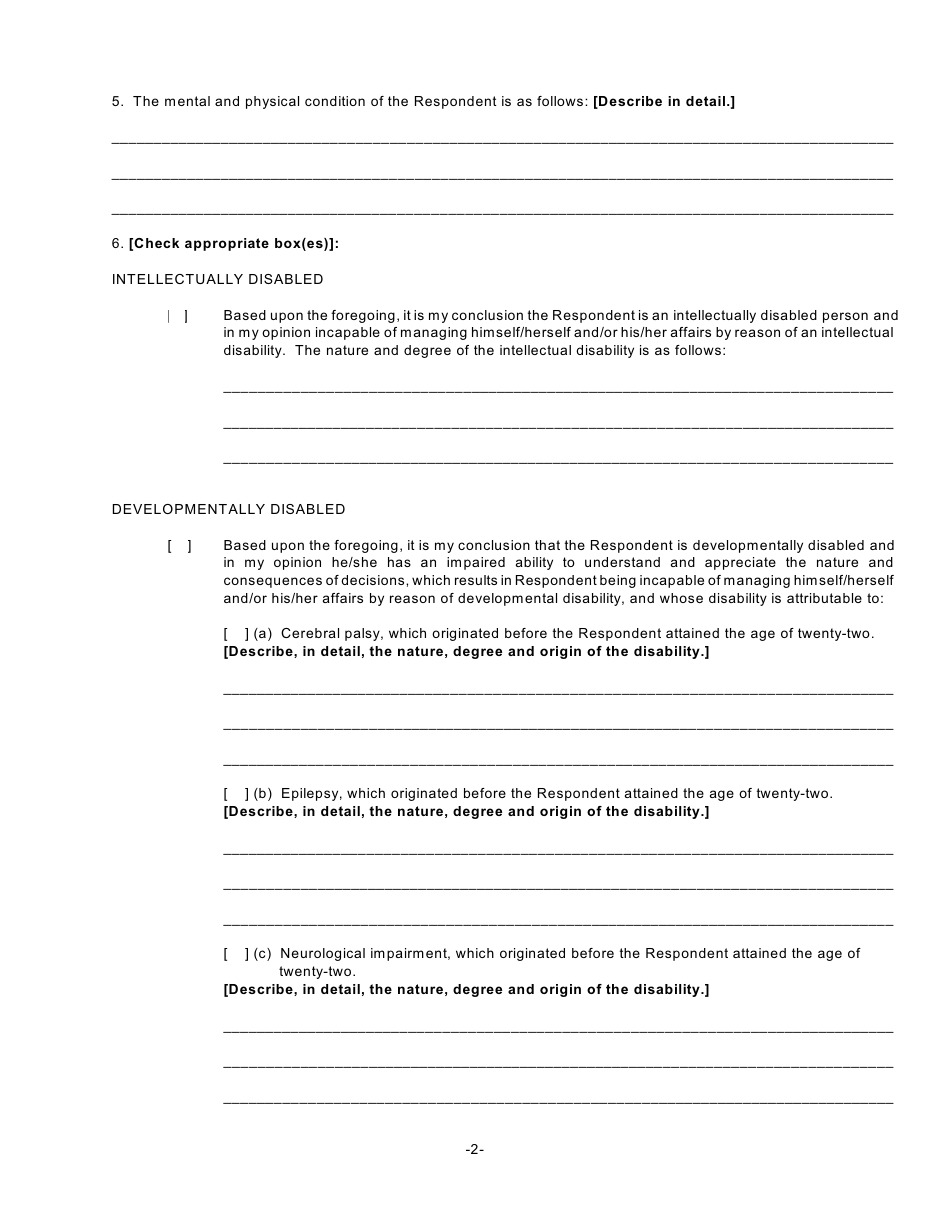 Form GMD-1 Petition for Appointment of Guardian - New York, Page 16