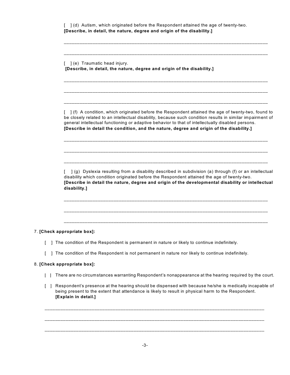 Form GMD-1 Petition for Appointment of Guardian - New York, Page 21