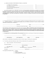 Form GMD-1 Petition for Appointment of Guardian - New York, Page 6