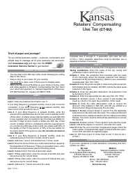 Form CT-9U Kansas Retailers&#039; Compensating Use Tax Return - Kansas