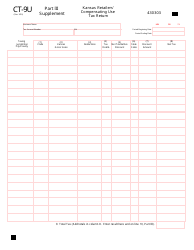 Form CT-9U Kansas Retailers&#039; Compensating Use Tax Return - Kansas, Page 4