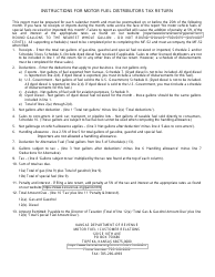 Form MF-52 Distributors Tax Return - Kansas, Page 2