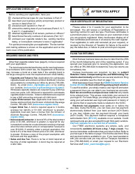 Form KS-1216 Business Tax Application - Kansas, Page 12