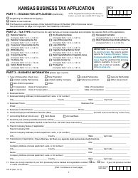 Form KS-1216 Business Tax Application - Kansas, Page 7