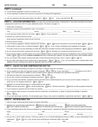 Form KS-1216 Business Tax Application - Kansas, Page 8
