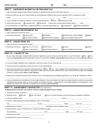 Form KS-1216 Business Tax Application - Kansas, Page 9