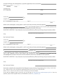 Form TB-144 Tobacco Product Distributor Appointment of Agent for Service of Process - Kansas, Page 2