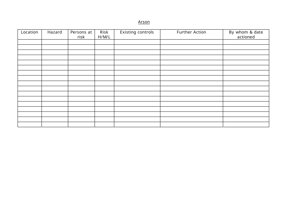 West Sussex United Kingdom Fire Risk Assessment Form Fill Out Sign   Page 14 Thumb 950 