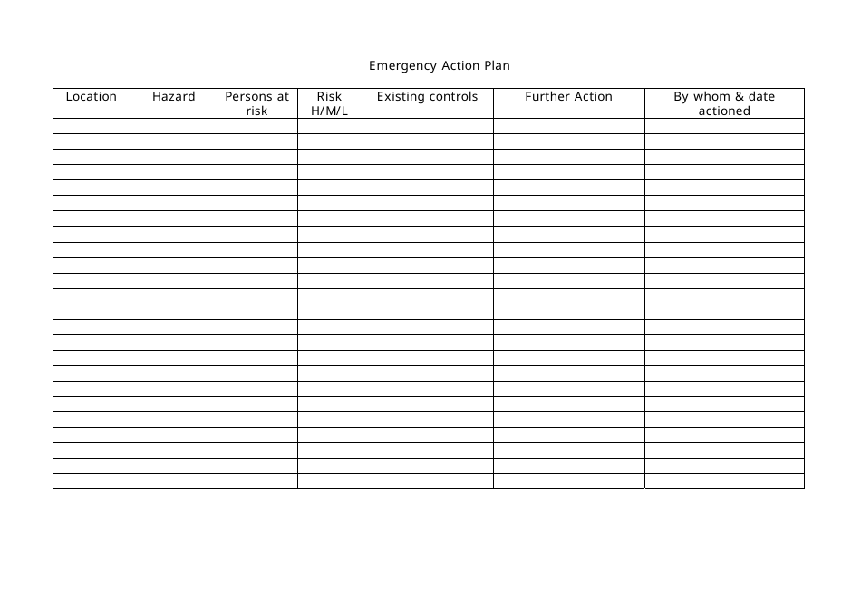 Fire Risk Assessment Form - West Sussex, United Kingdom, Page 18