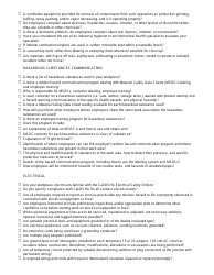 Hazard Assessment Checklist - California, Page 14
