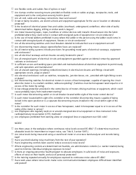 Hazard Assessment Checklist - California, Page 15