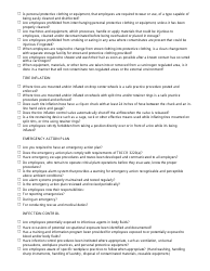 Hazard Assessment Checklist - California, Page 18
