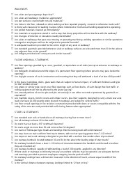 Hazard Assessment Checklist - California, Page 2