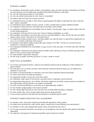 Hazard Assessment Checklist - California, Page 4