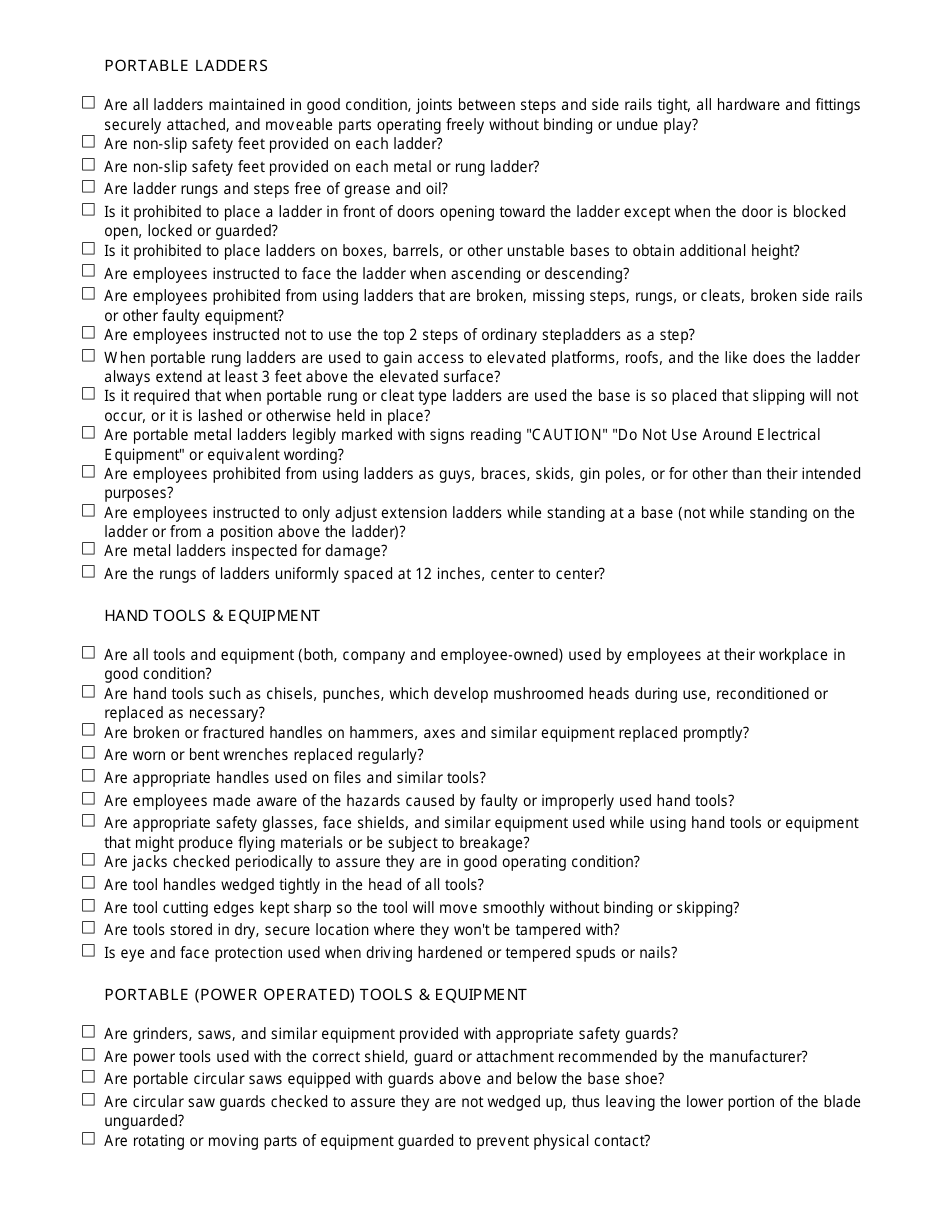 California Hazard Assessment Checklist - Fill Out, Sign Online and ...